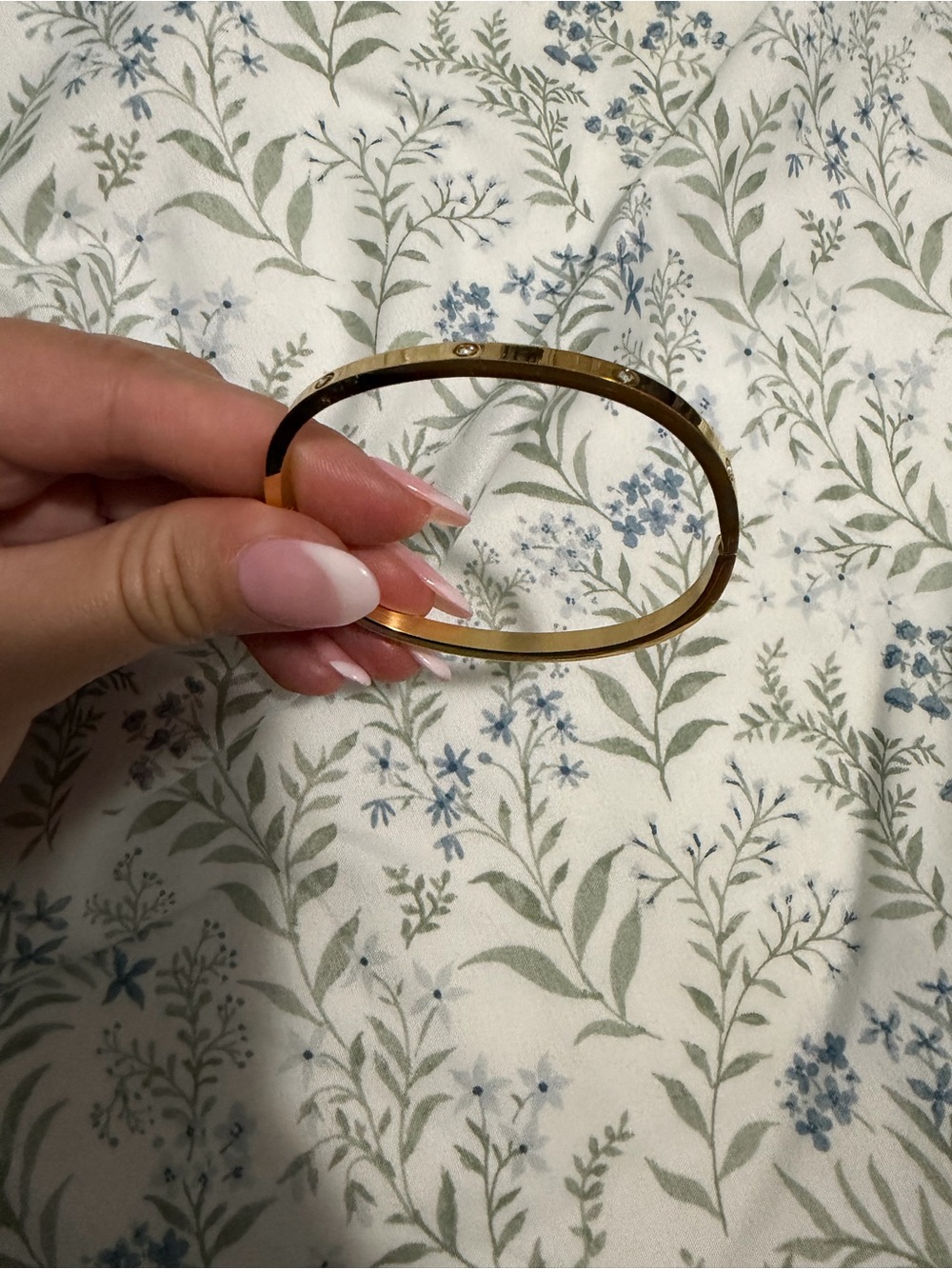 Gold Tone Bangle Bracelet - Women Jewelry